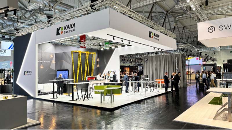 ORGATEC 2024 | When the Cologne Furniture Fair is underway, Kaidi shares are brilliantly presented!