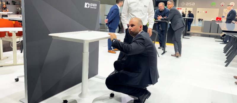 ORGATEC 2024  When the Cologne Furniture Fair is underway, Kaidi shares are brilliantly presented!1817